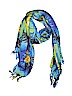 Unbranded Floral Blue Scarf One size - photo 1
