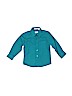 Gioberti Solid Teal Long Sleeve Button-Down Shirt Size 3T - photo 1