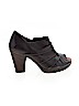 Naya 100% Leather Brown Heels Size 9 - photo 1