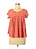 Free People Red Short Sleeve Top Size M - photo 1