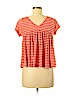 Free People Red Short Sleeve Top Size M - photo 2