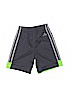 Adidas 100% Polyester Color Block Gray Athletic Shorts Size 5 - photo 1