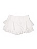 Zara 100% Polyester White Dressy Shorts Size M - photo 1