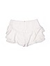 Zara 100% Polyester White Dressy Shorts Size M - photo 2