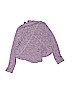 Danskin Now Solid Purple Cardigan Size 4 - 5 - photo 2