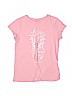 Gap Kids 100% Cotton Metallic Graphic Pink Short Sleeve T-Shirt Size XL (youth) - photo 1
