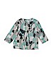 Miss MeMe 100% Cotton Teal 3/4 Sleeve Blouse Size 12 - photo 1