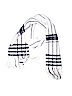 Unbranded Plaid White Scarf One size - photo 1