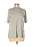 Ann Taylor LOFT Gray Short Sleeve Top Size M (petite) - photo 1