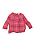 Crewcuts Outlet 100% Cotton Red Long Sleeve Blouse Size 4 - 5 - photo 1
