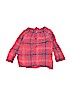 Crewcuts Outlet 100% Cotton Red Long Sleeve Blouse Size 4 - 5 - photo 2