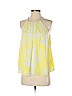Lilly Pulitzer 100% Polyester Yellow Sleeveless Blouse Size S (petite) - photo 1