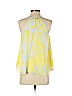 Lilly Pulitzer 100% Polyester Yellow Sleeveless Blouse Size S (petite) - photo 2