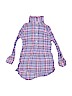 Crewcuts 100% Cotton Plaid Purple Long Sleeve Button-Down Shirt Size 5 - photo 1