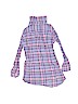 Crewcuts 100% Cotton Plaid Purple Long Sleeve Button-Down Shirt Size 5 - photo 2