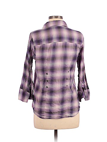 Elizabeth and James 3/4 Sleeve Button-Down Shirt (view 2)
