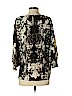 ECI 100% Polyester Brown 3/4 Sleeve Blouse Size S - photo 2