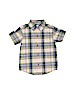 Carter's 100% Cotton Green Short Sleeve Button-Down Shirt Size 3T - photo 1