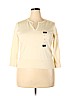 Liz Claiborne Ivory Silk Pullover Sweater Size XL - photo 1