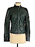 Bernardo 100% Polyurethane Teal Faux Leather Jacket Size S - photo 1