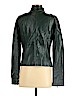 Bernardo 100% Polyurethane Teal Faux Leather Jacket Size S - photo 2