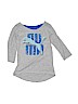 Puma Gray 3/4 Sleeve Top Size 7 - photo 1