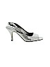 Tahari Silver Heels Size 9 - photo 1