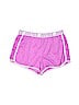 Justice 100% Polyester Print Purple Athletic Shorts Size 14 - photo 1