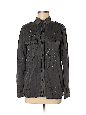 Zara Long Sleeve Button-Down Shirt (view 1)