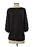 Diane von Furstenberg 100% Silk Black 3/4 Sleeve Blouse Size 0 - photo 2