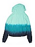Justice Graphic Color Block Blue Pullover Hoodie Size 14 - photo 2