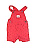 Carter's 100% Cotton Red Overall Shorts 9-12 MO / 12 MO - photo 1