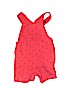 Carter's 100% Cotton Red Overall Shorts 9-12 MO / 12 MO - photo 2