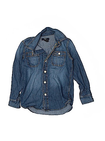 Gap Kids Outlet Long Sleeve Button-Down Shirt (view 1)