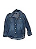 Gap Kids Outlet 100% Cotton Blue Long Sleeve Button-Down Shirt Size 6 - photo 1
