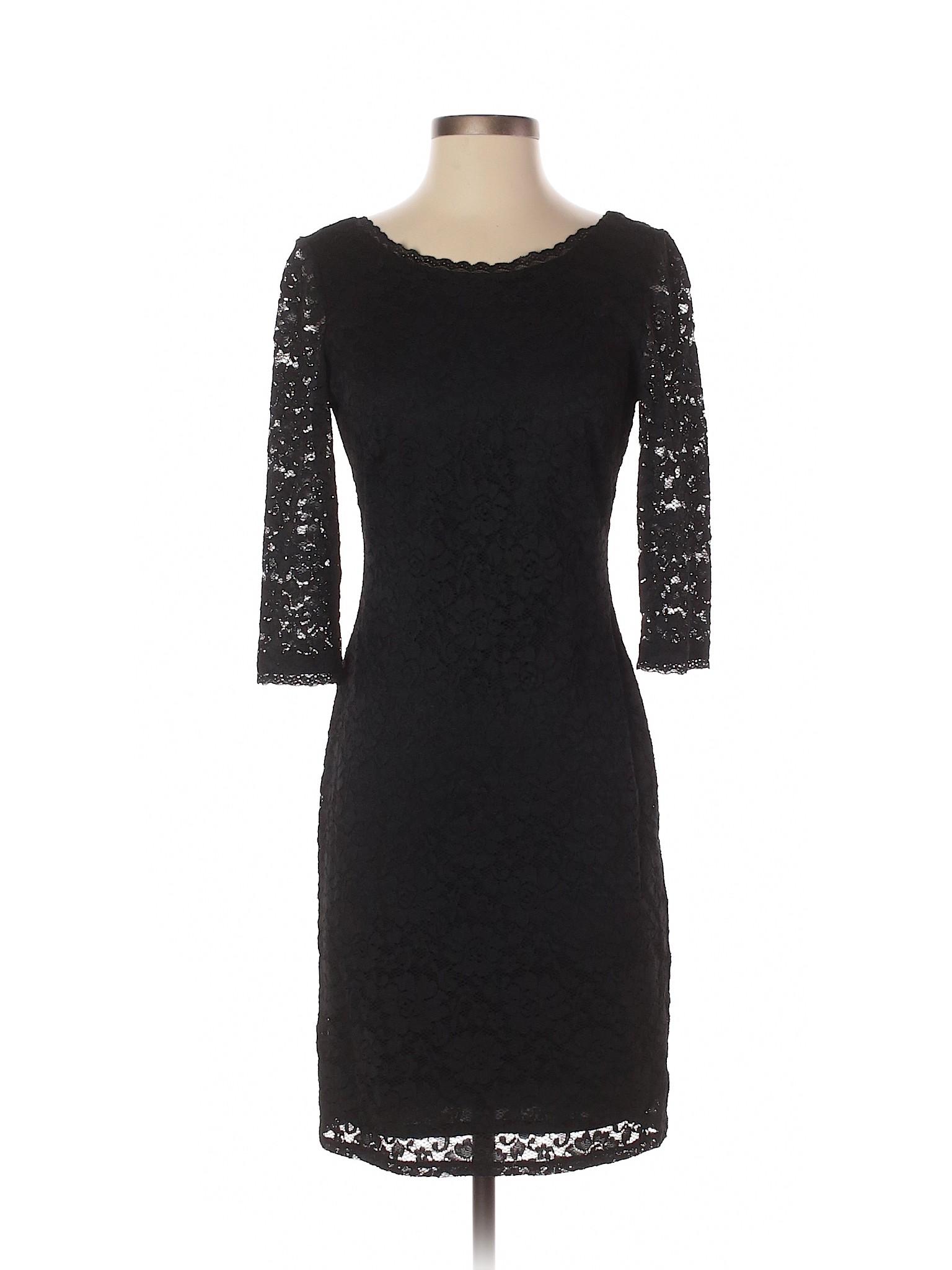 Eliza J Women Black Cocktail Dress 2 | eBay