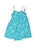 Jumping Beans 100% Rayon Floral Blue Dress Size 2T - photo 1