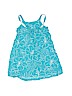 Jumping Beans 100% Rayon Floral Blue Dress Size 2T - photo 2