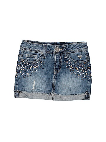 Justice Denim Skirt (view 1)