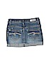 Justice Solid Blue Denim Skirt Size 6 - photo 2