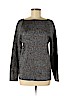 Reiss Silver Long Sleeve Top Size M - photo 1
