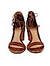 Schutz 100% Leather Brown Heels Size 10 - photo 2