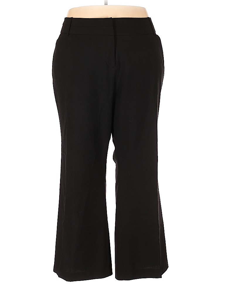 Cato Solid Black Dress Pants Size 24 (Plus) 56 off thredUP