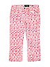 Lucky Brand 100% Cotton Print Pink Jeans Size 12 - photo 1