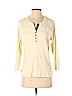 L-RL Lauren Active Ralph Lauren 100% Cotton Ivory 3/4 Sleeve Henley Size XL - photo 1