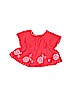 Old Navy 100% Cotton Red Short Sleeve Blouse Size 6-12 mo - photo 1