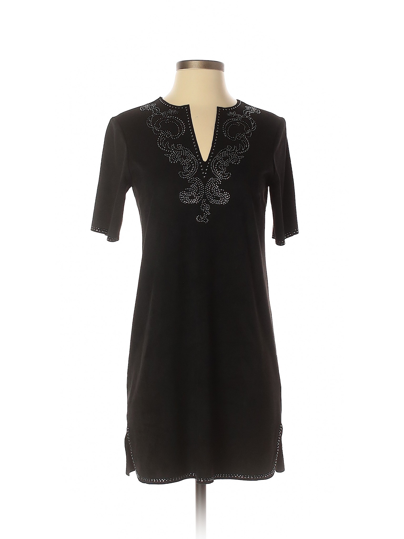 Zara Women Black Cocktail Dress XS | eBay