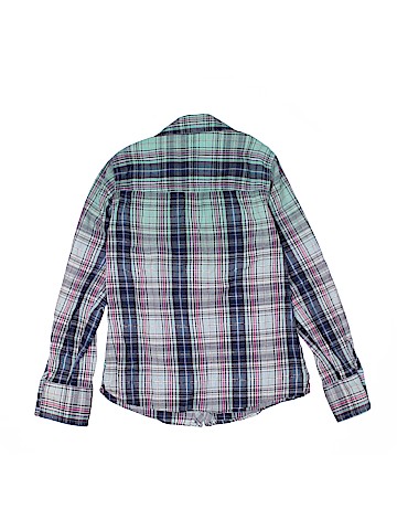 Justice Long Sleeve Button-Down Shirt (view 2)