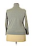 Talbots 100% Pima Cotton Gray Turtleneck Sweater Size 2X (petite) - photo 2