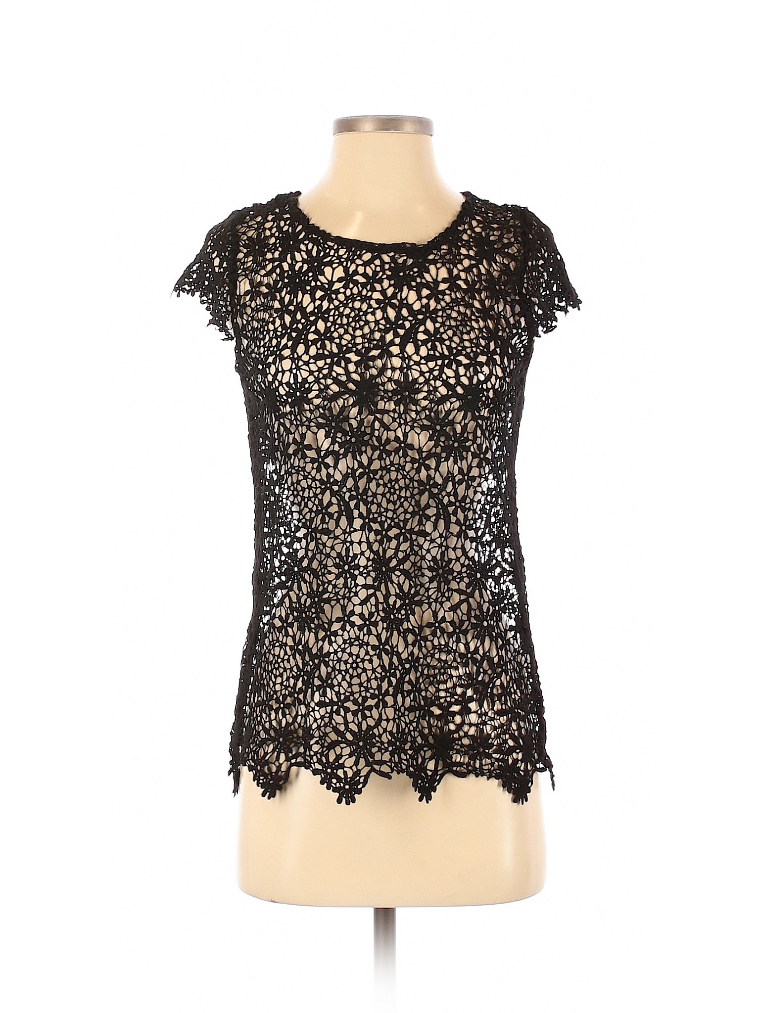 Vila Women Black Short Sleeve Top S | eBay